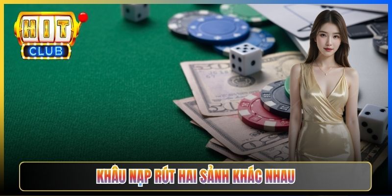 Khâu nạp rút hai sảnh khác nhau